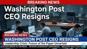 Washington Post CEO resigns